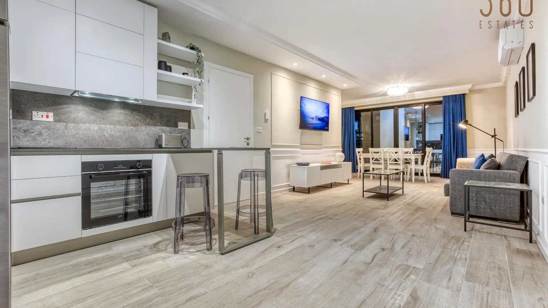 Apartment Tastefully Designed 3Br Home In Gzira With Wifi By 360 Estates Malta