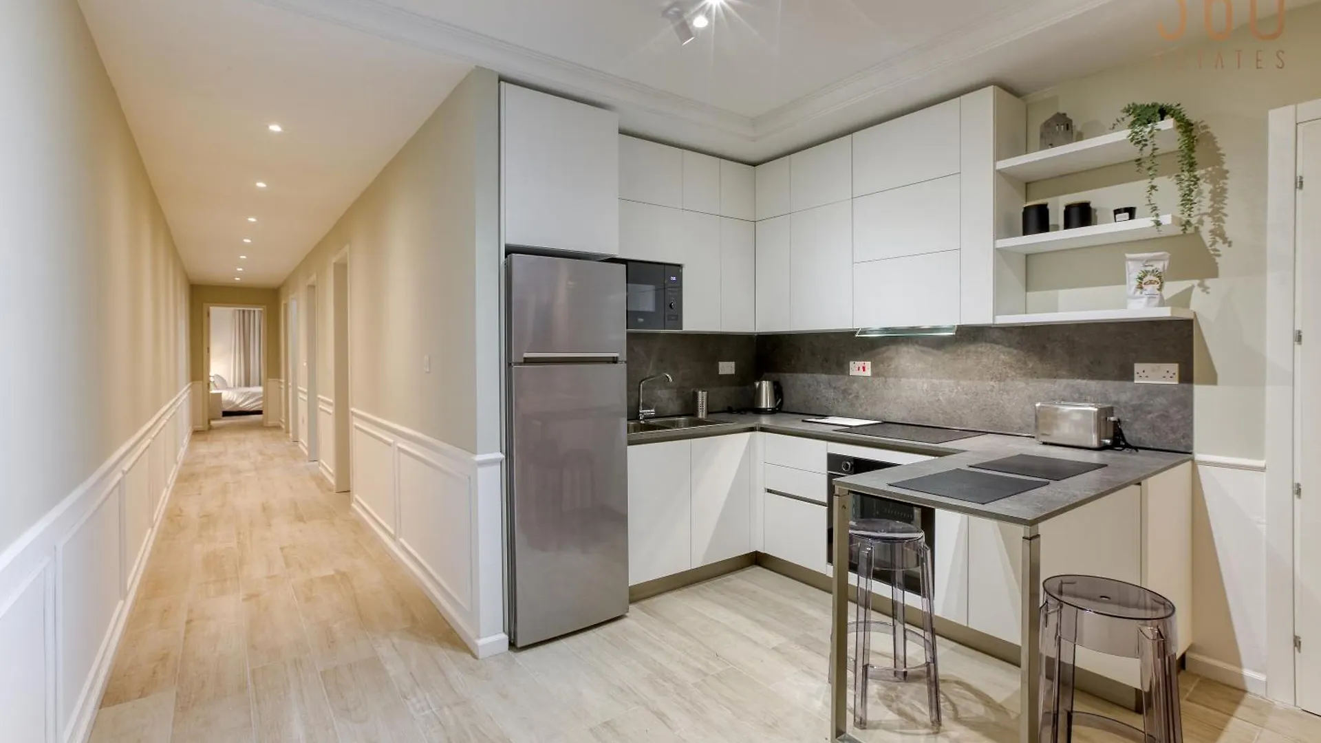 Apartment Tastefully Designed 3Br Home In Gzira With Wifi By 360 Estates Malta